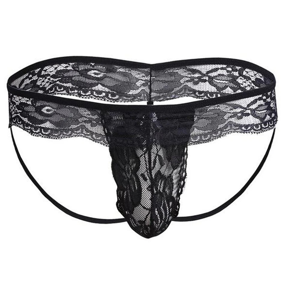 cache sexy dentelle homme