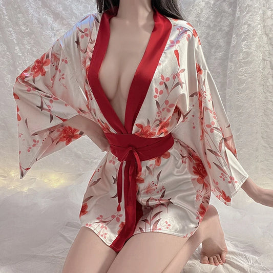 kimono hot femme blanc