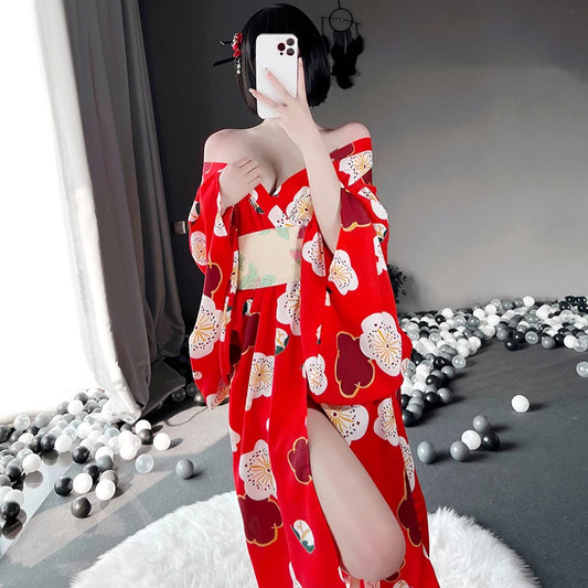 kimono long et sensuel