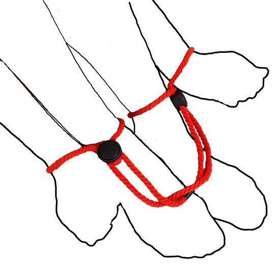 menottes poignets corde