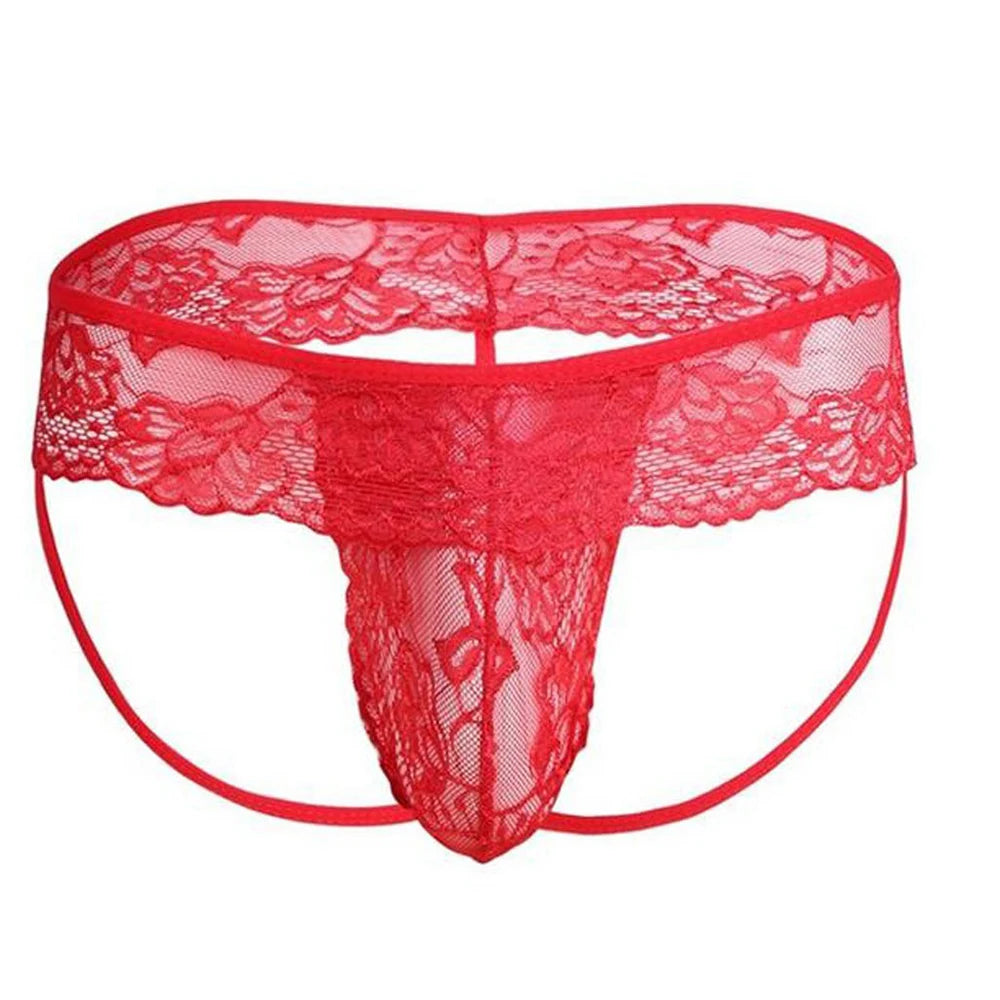 string sexy dentelle homme