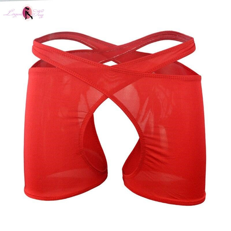 boxer ouvert rouge
