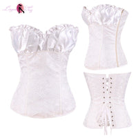 Thumbnail for corset femme blanc