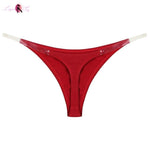 culotte sangle invisible rouge