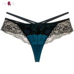 Culotte Sexy Dentelle & Soie 2 Pièces - Vignette | LingerieSexy Shop