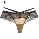 Culotte Sexy Dentelle & Soie 2 Pièces - Vignette | LingerieSexy Shop