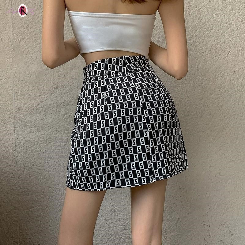 mini jupe femme taille haute
