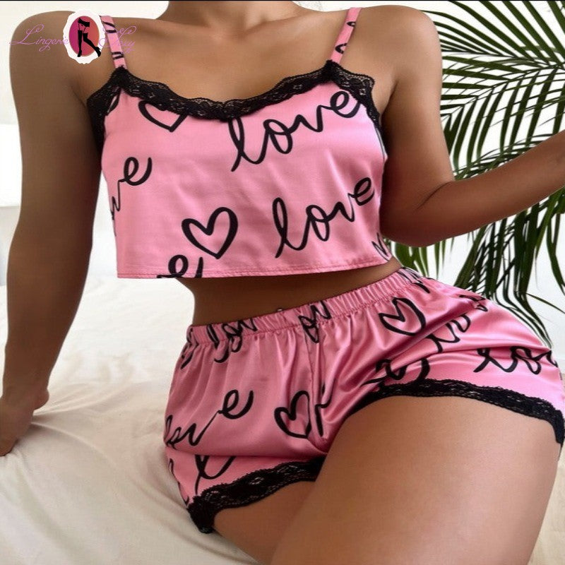 pyjama sexy love et heart