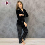 Pyjama Sexy Velours - Vignette | LingerieSexy Shop