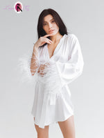 Robe de Nuit Sexy Satin Femme - Vignette | LingerieSexy Shop