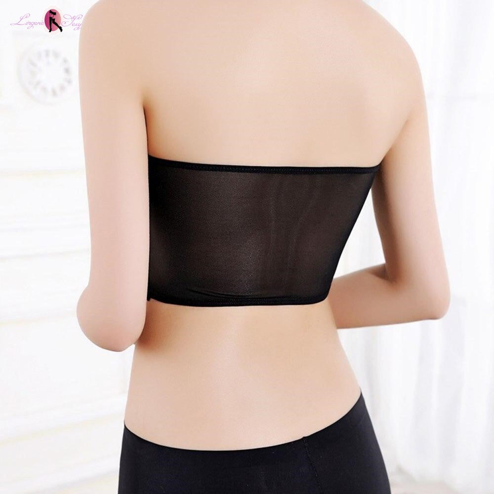 top sexy bandeau noir